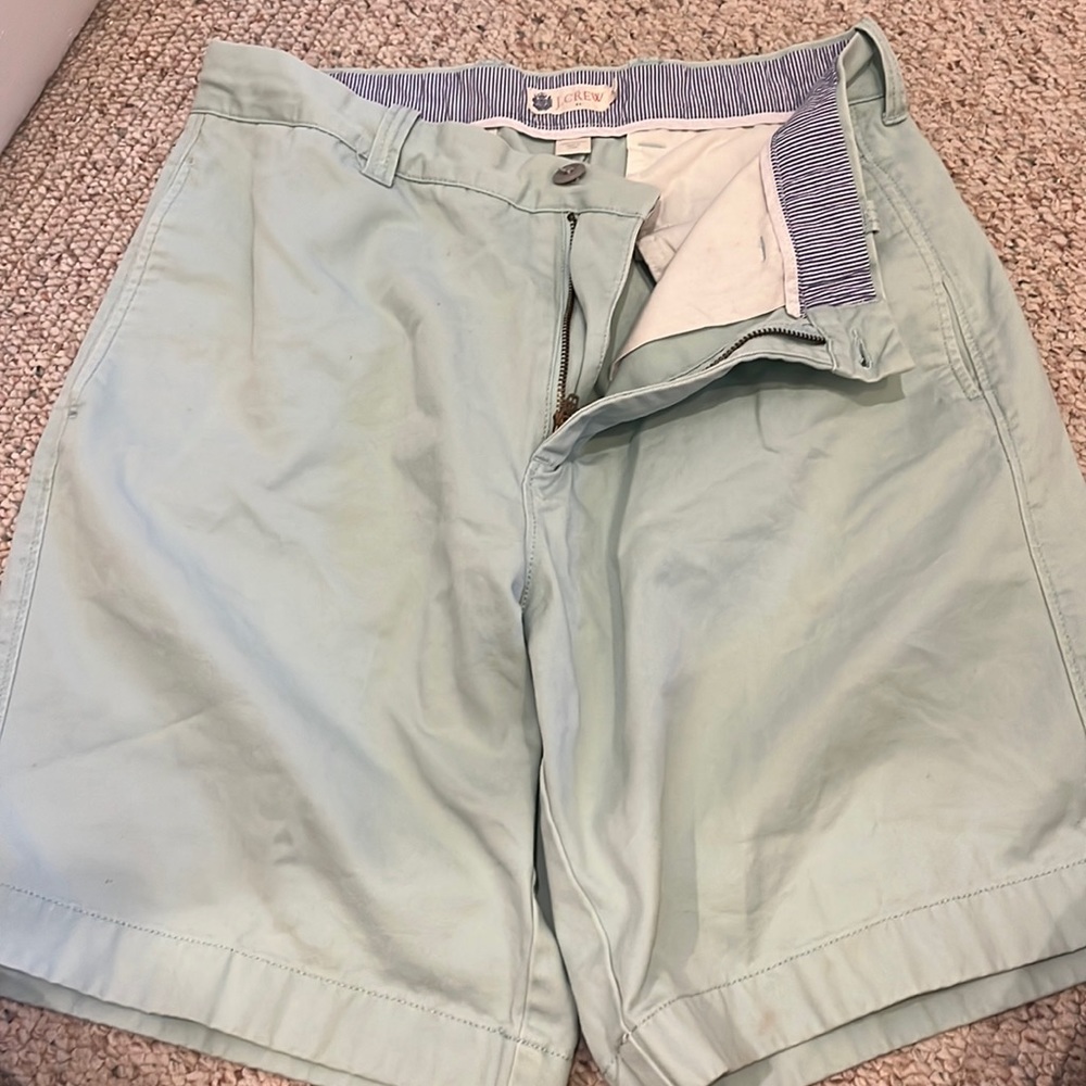 JCrew Green Khakis - Size 32